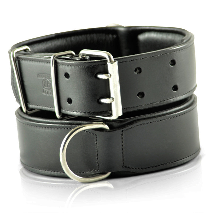 Leather Dog Collars - Classic Black