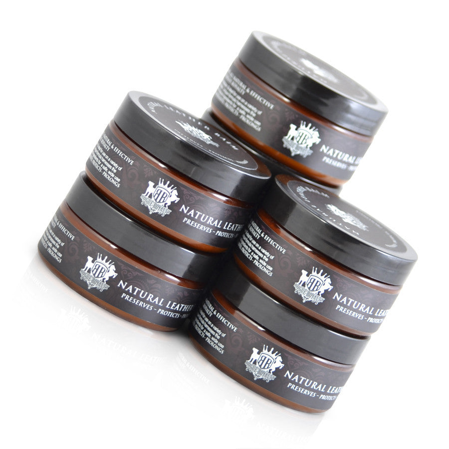 Protective leather balm