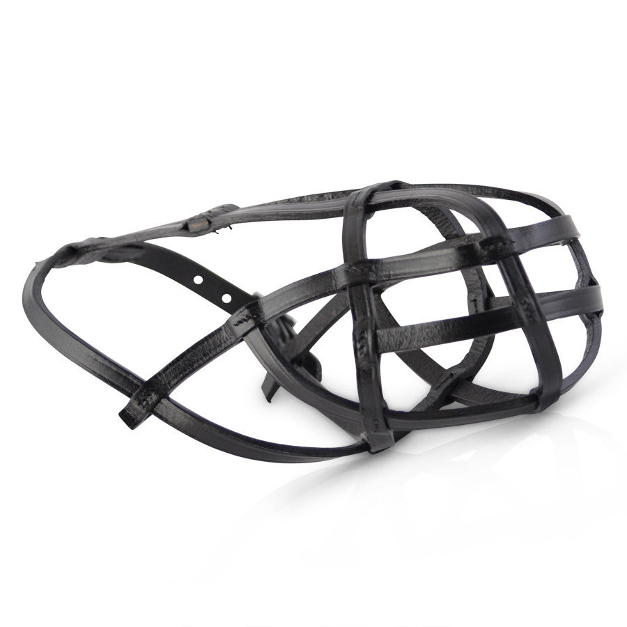 Muzzle - Leather Basket