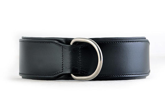 Leather Dog Collars - Classic Black
