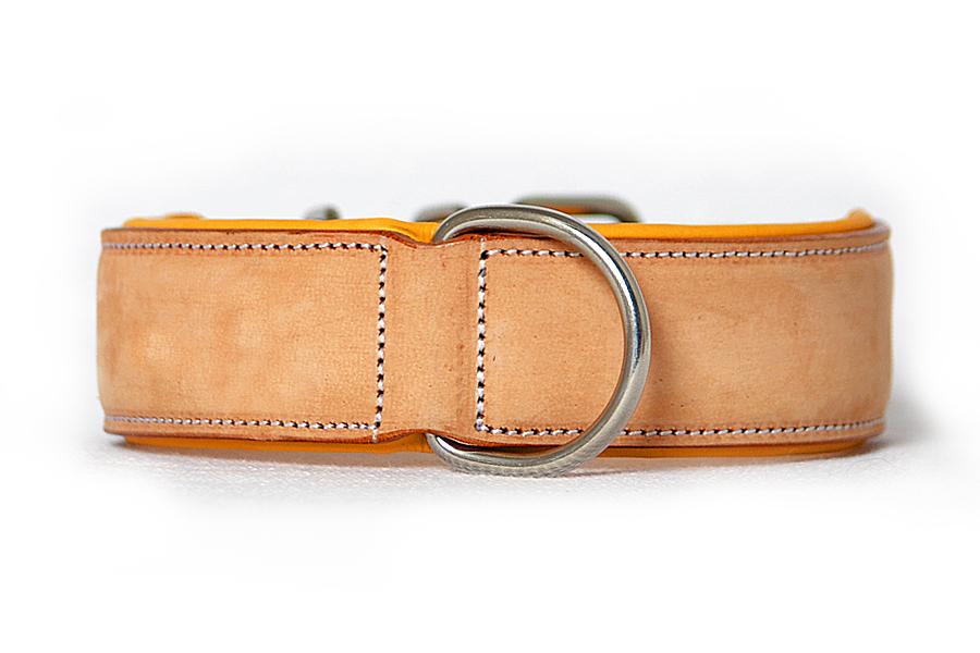 Leather Dog Collars - Classic Buckskin