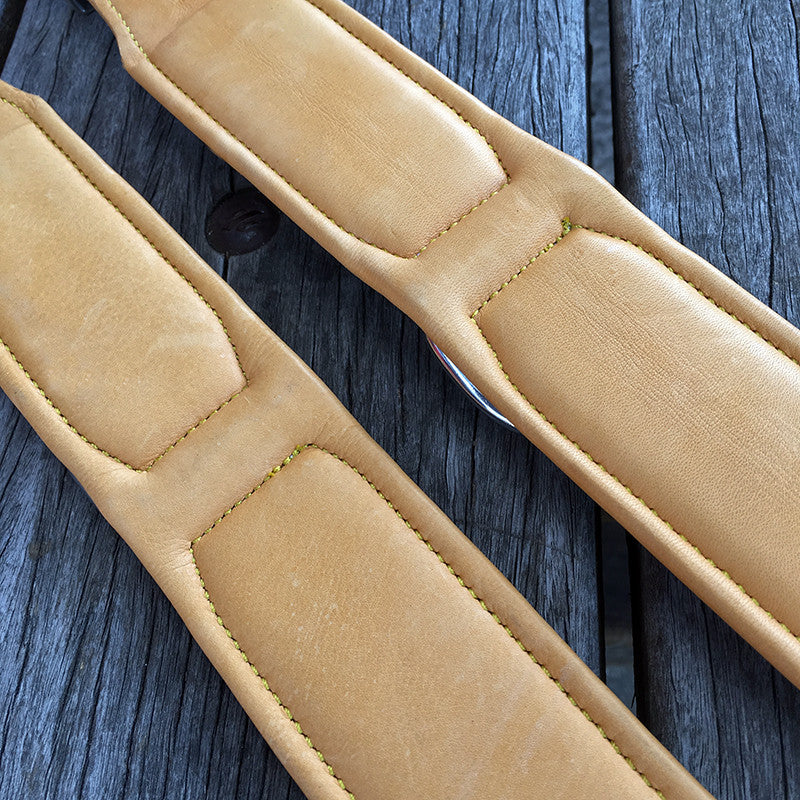Leather Dog Collars - Classic Buckskin