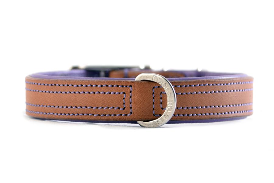 Dog Collar - Tuscan Rogue Tan|Purple NO EXCHANGE ITEMS