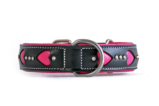 Dog Collar - Queen of Hearts (Regular fit)