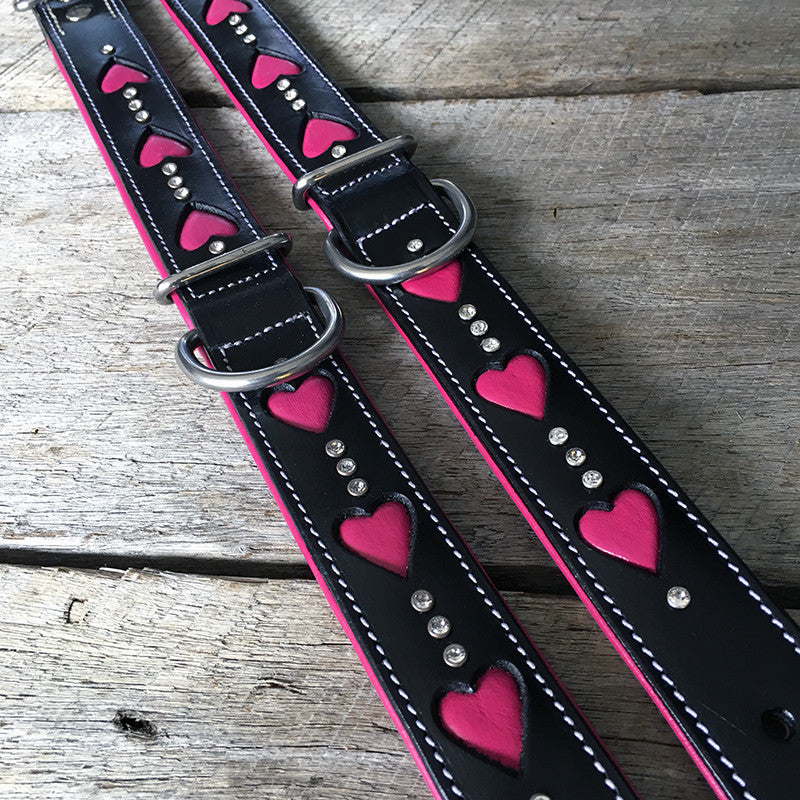 Dog Collar - Queen of Hearts (Regular fit)