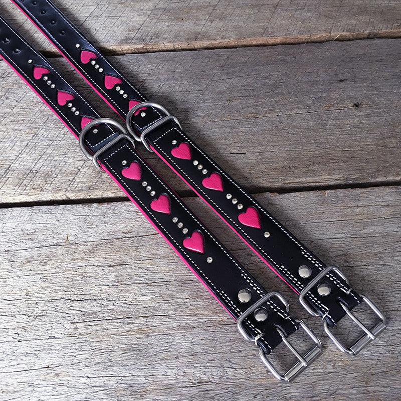 Dog Collar - Queen of Hearts (Regular fit)