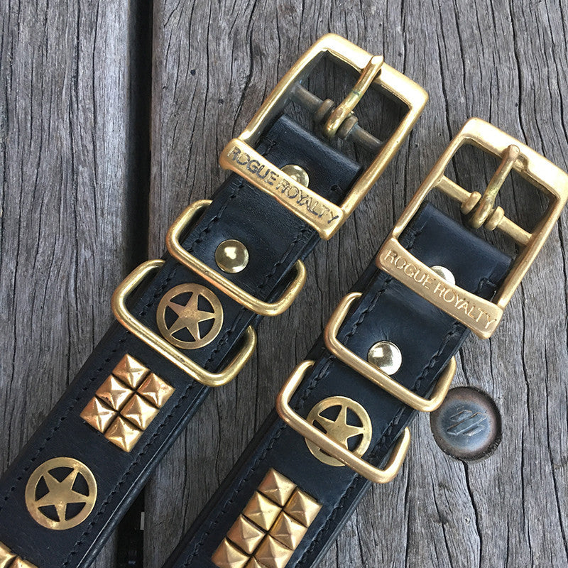 Dog Collar - Rogue Ranger Brass NO EXCHANGE ITEMS