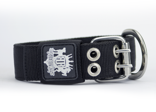 Dog Collar - SUPATUFF® Heavy Duty Black (Regular Fit 4cm)