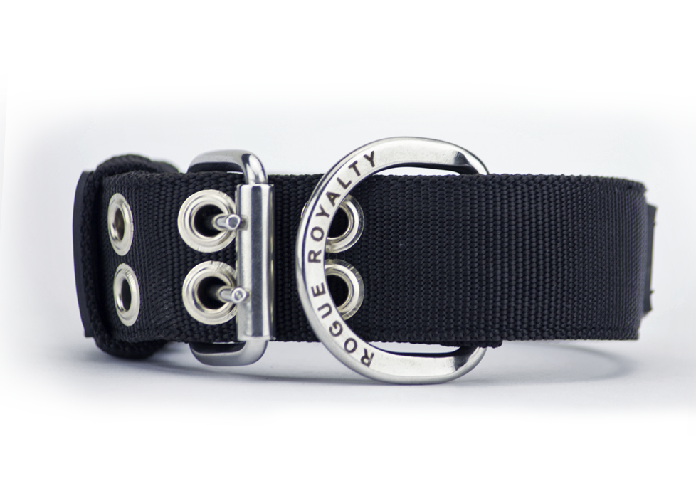 Dog Collar - SUPATUFF® Heavy Duty Black (Regular Fit 4cm)