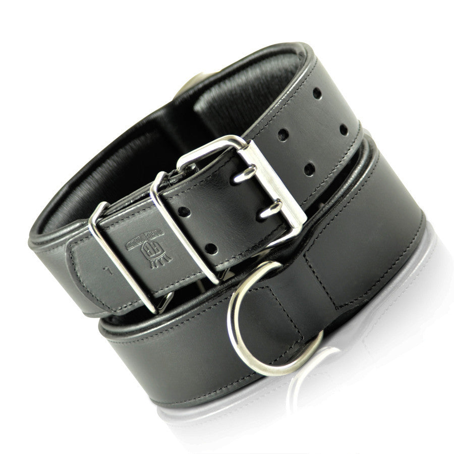 Leather Dog Collars - Classic Black