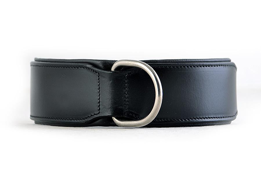 Leather Dog Collars - Classic Black