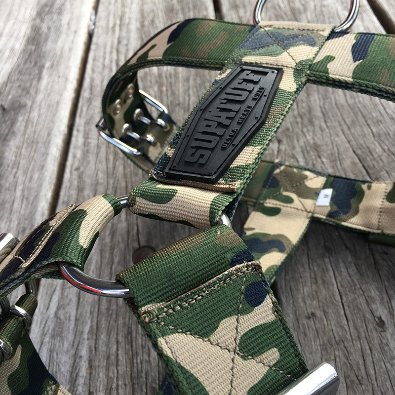 SUPATUFF® Heavy Duty Dog Harness Camo (5 cm breed)