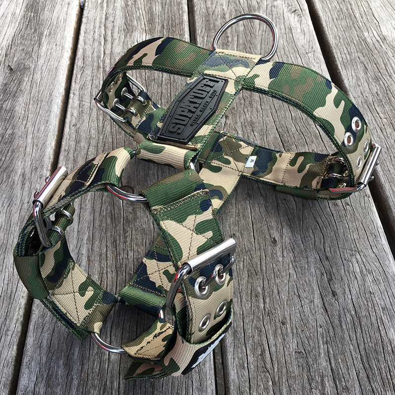 SUPATUFF® Heavy Duty Dog Harness Camo (5 cm breed)