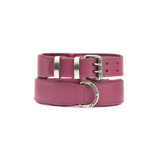 LEATHER DOG COLLARS - CLASSIC DUSKY PINK