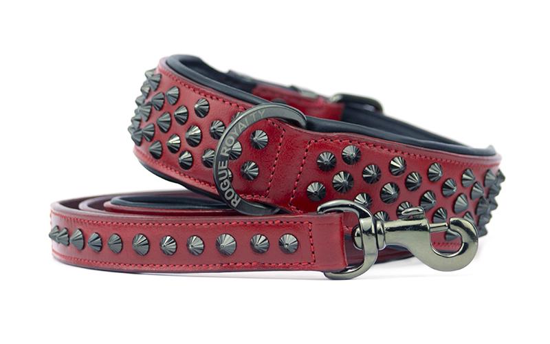 Leather buckle on sale dog collars