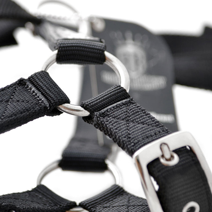 Dog Harness - SUPATUFF® Black Slimfit (2,5cm breed)