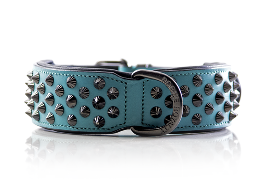 Dog Collar - Ruthless Teal (Wide Fit)