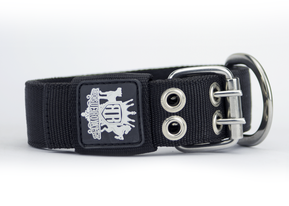 Dog Collar - SUPATUFF® Heavy Duty Black (Regular Fit 4cm)